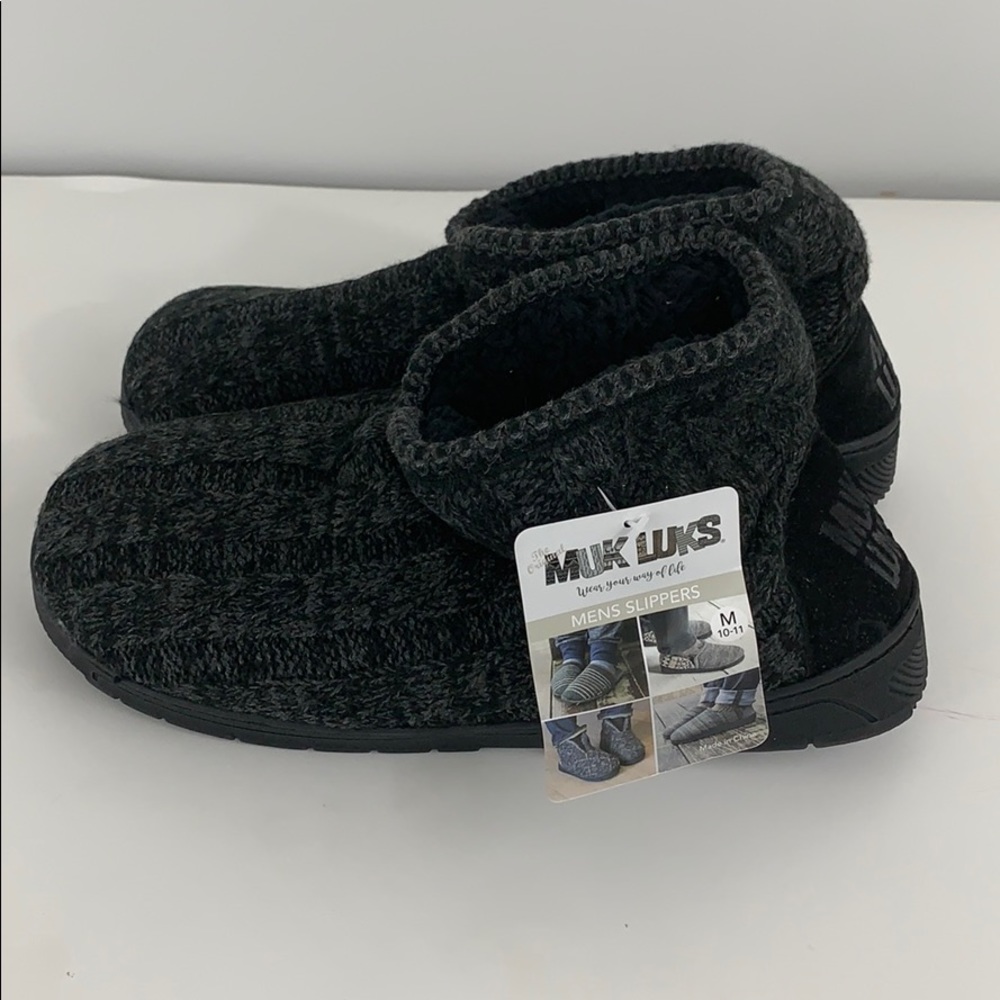 Ebony Muk Lukas men’s Mark Slipper size M